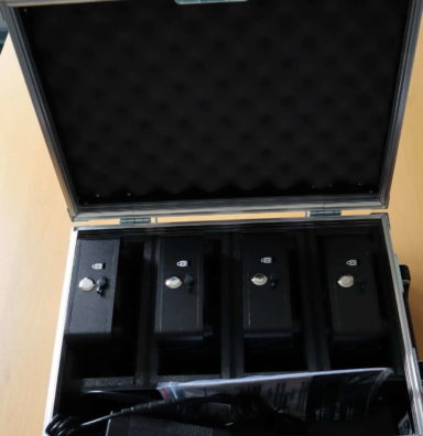 LED Akku-Strahler 4er Set im Koffer